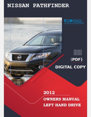 nissan pathfinder 2012 owners manual in english